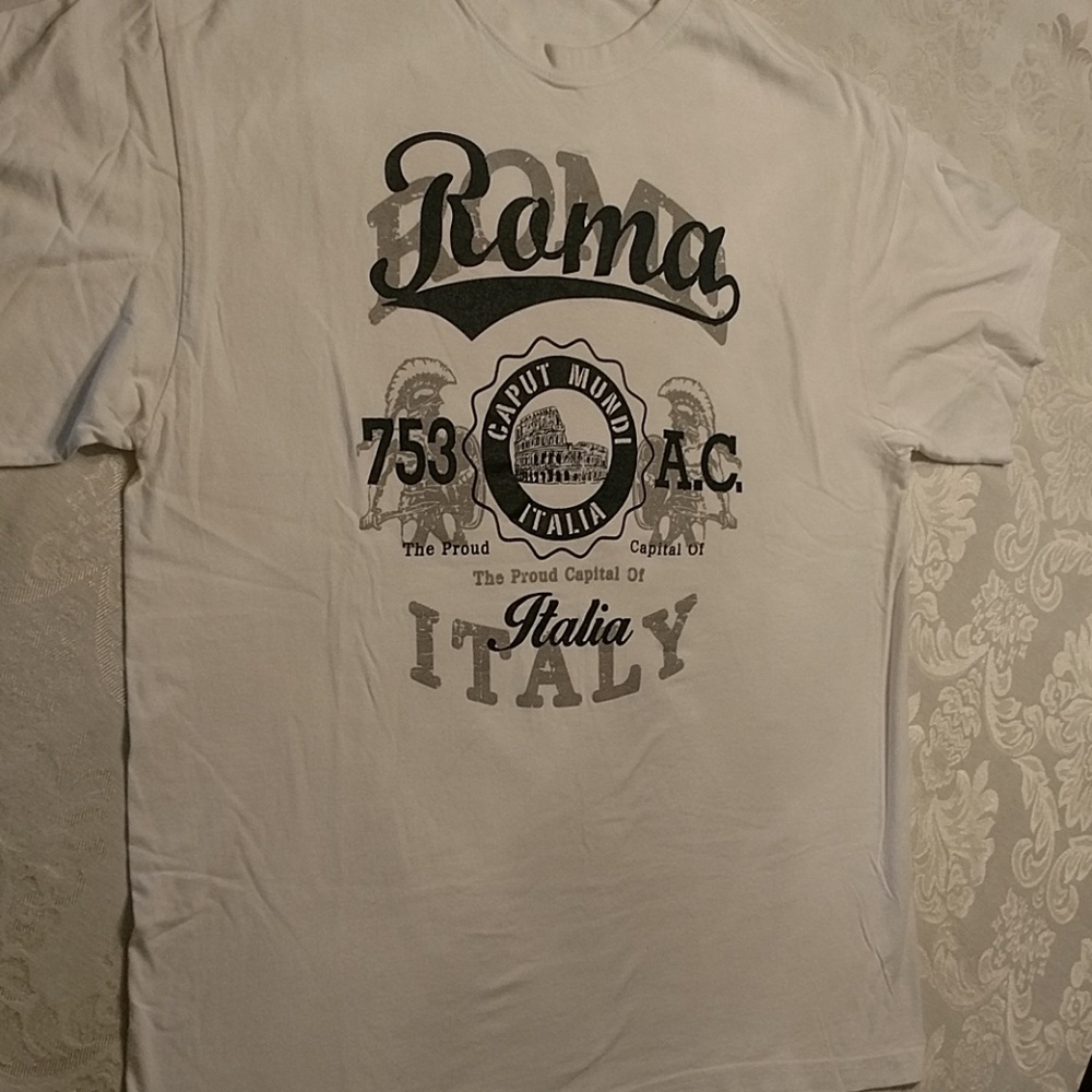 New Roma Caput Mundi Italia T-shirt, Size XL